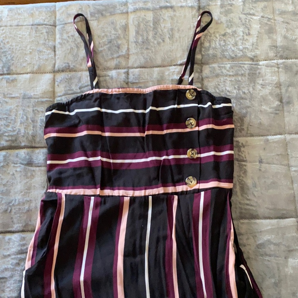 Black spaghetti strap dress